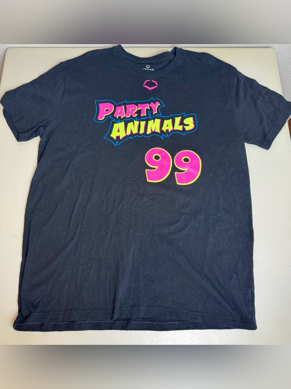 Party Animals #99 Evoshield Jersey Shirt XL Savannah Bananas Shirsey Black Pink